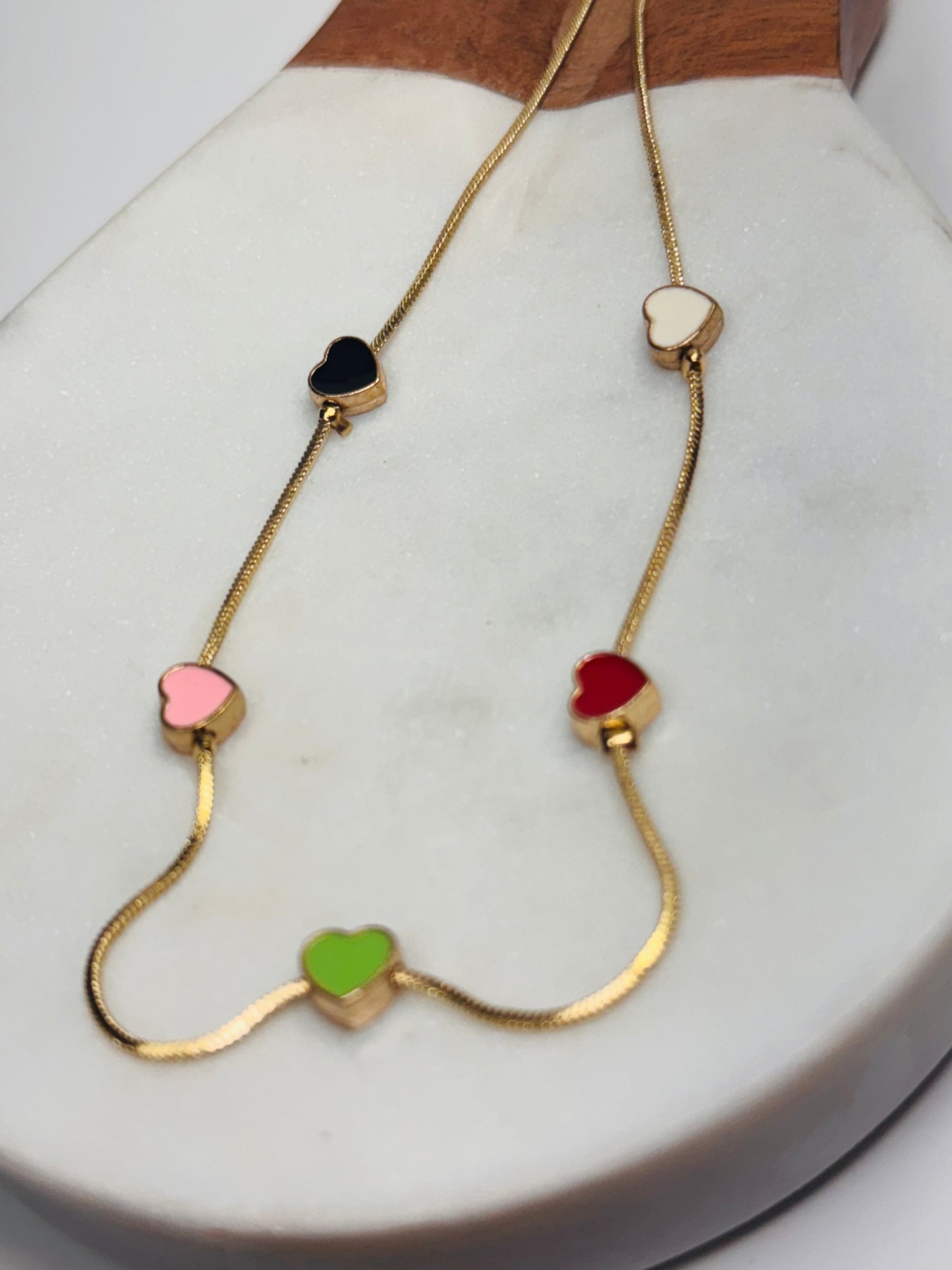 Color Heart Necklace