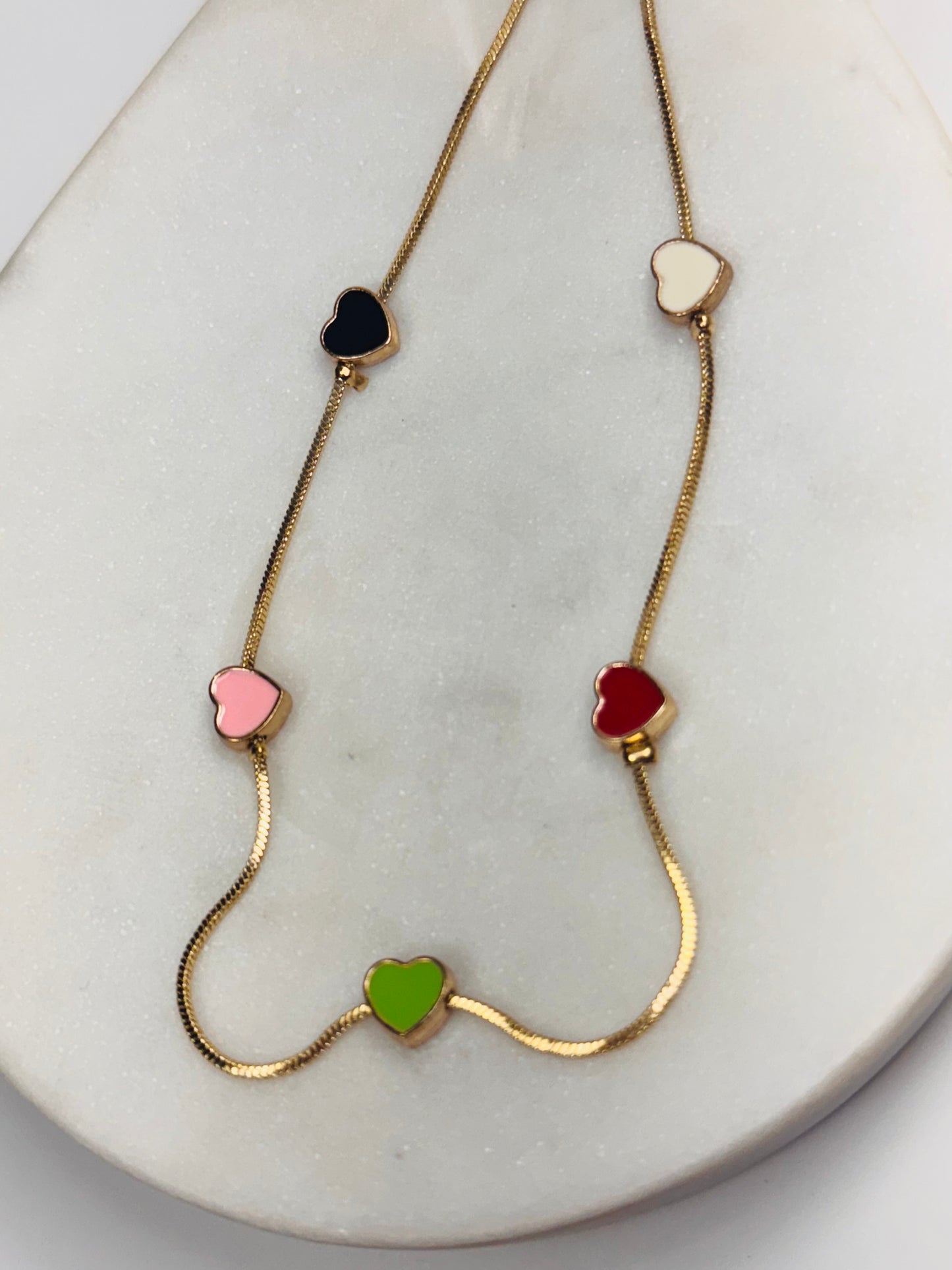 Color Heart Necklace