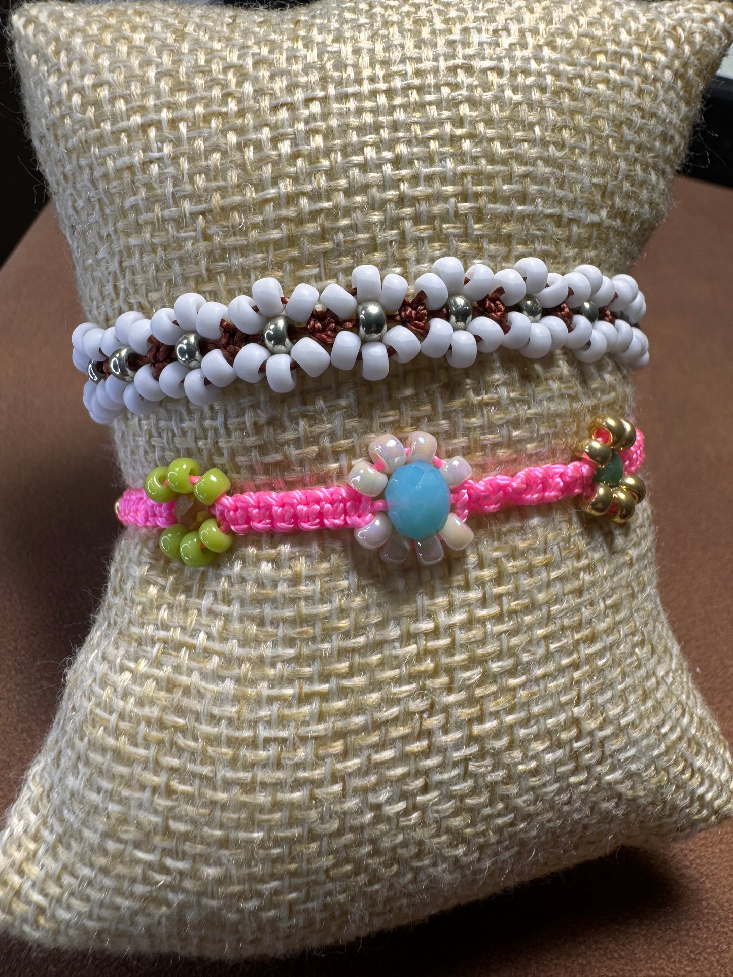 Daisy White Bracelets