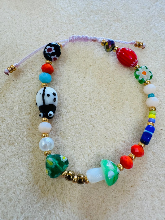 Saint Benedict and Good Vibes Bracelet