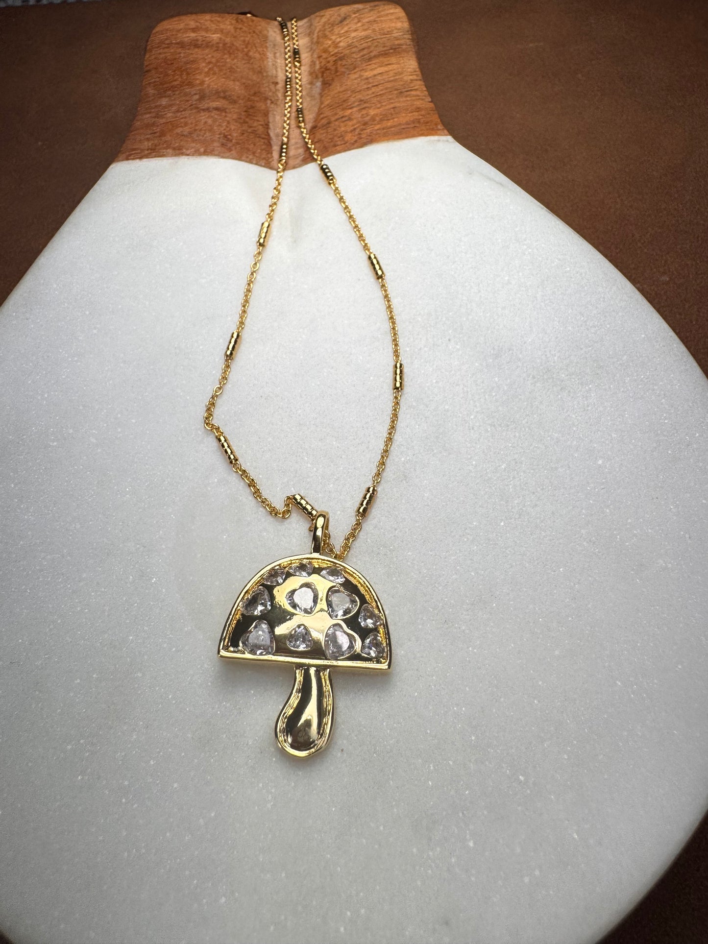 Charm Large Mushroom Necklace