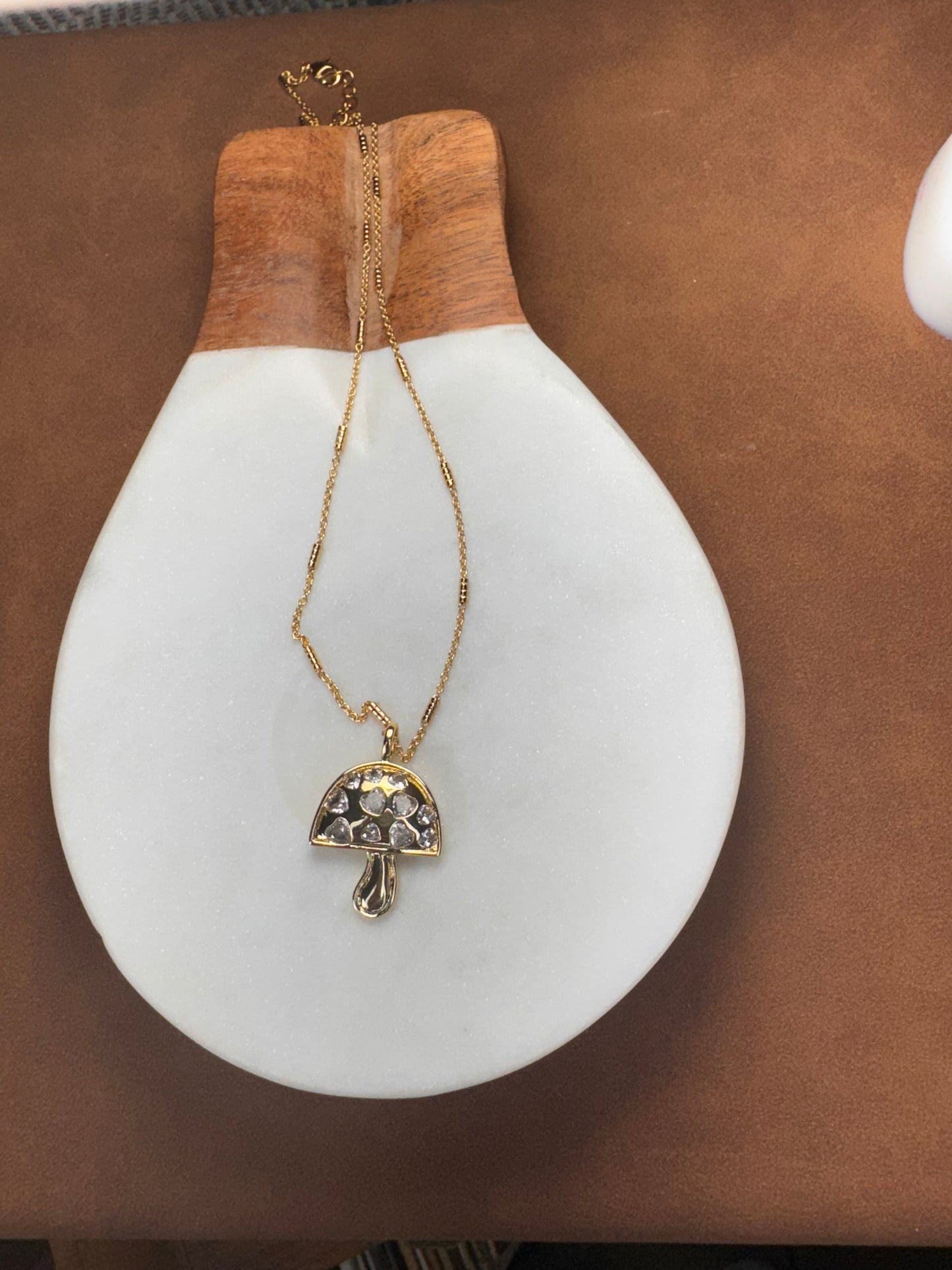 Charm Large Mushroom Necklace