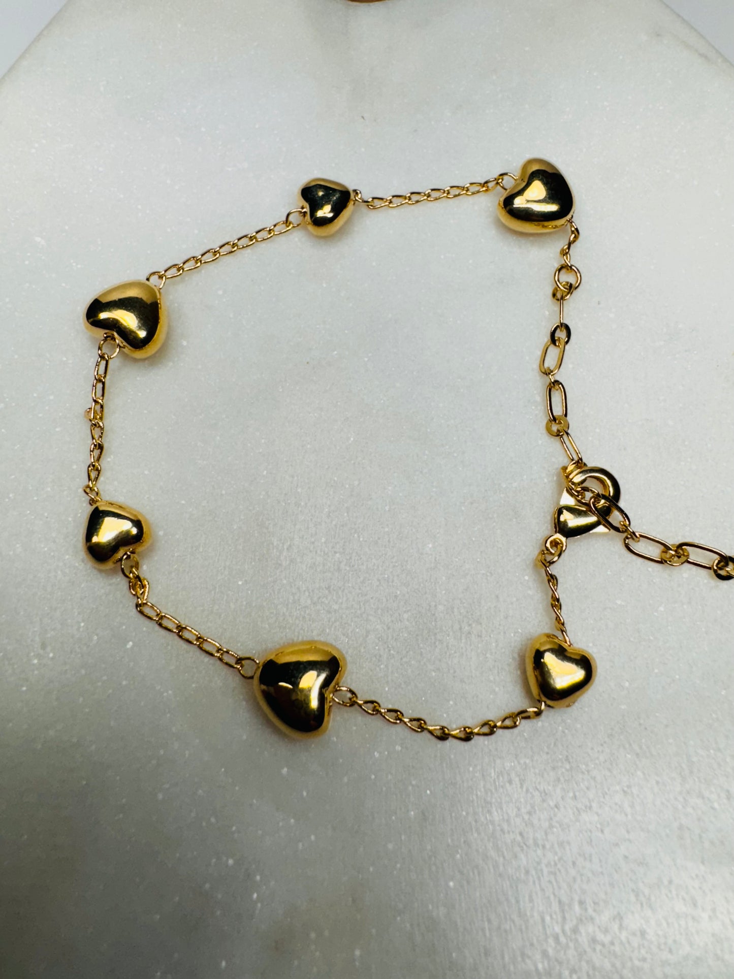 Multi-Heart charm Bracelet