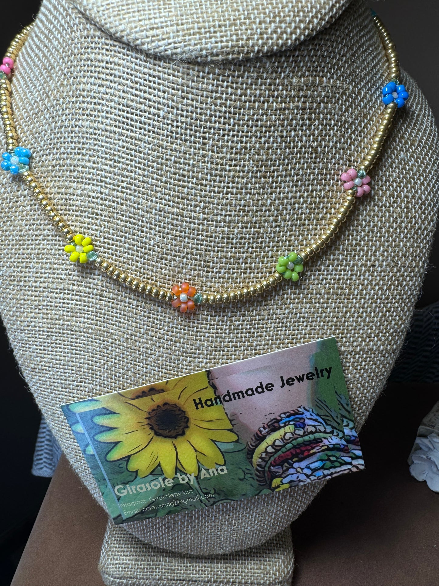 Daisy Colorful Necklace