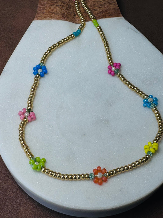 Daisy Colorful Necklace