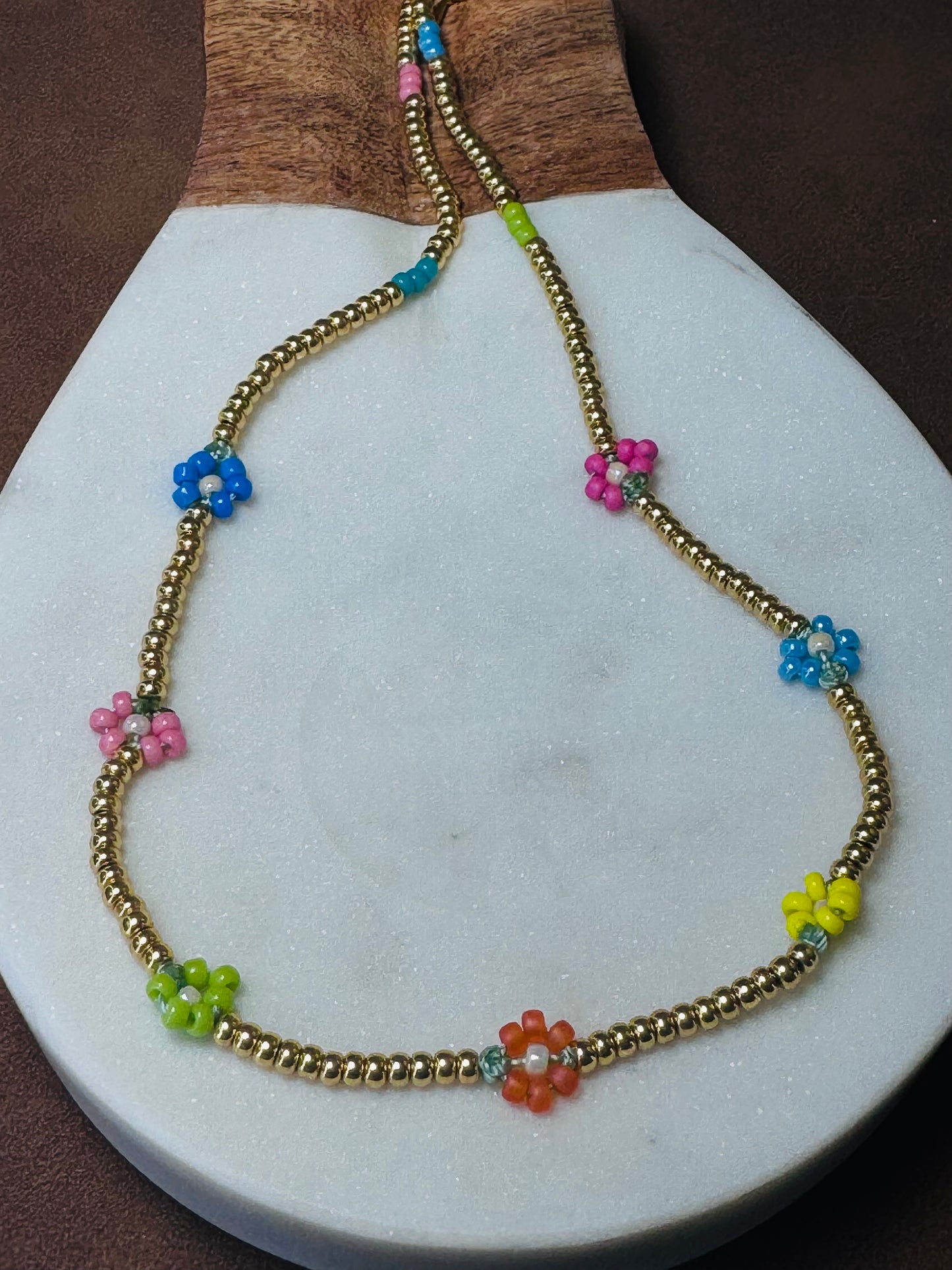 Daisy Colorful Necklace